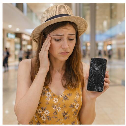 沖縄旅行中のiPhone修理を説明するイメージ 1
